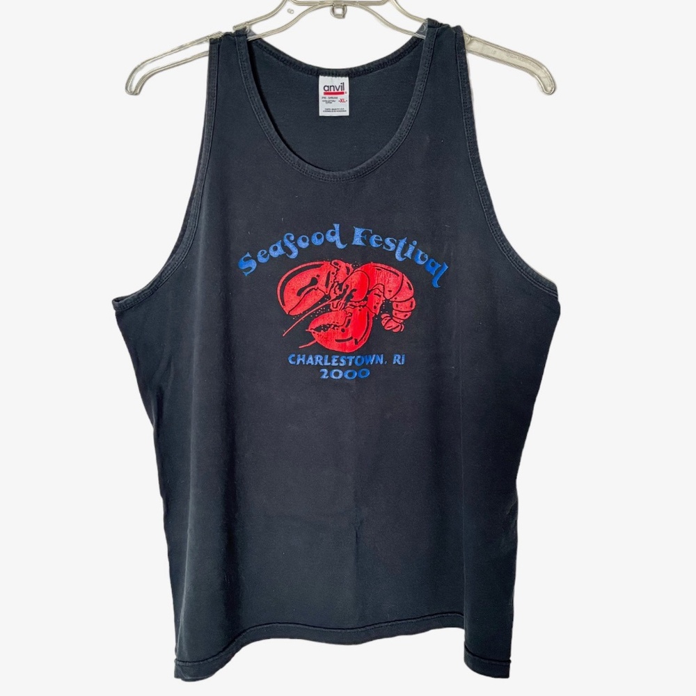 Unisex 2000 Seafood Festival, Charleston, RI Souvenir Tank Top - XL